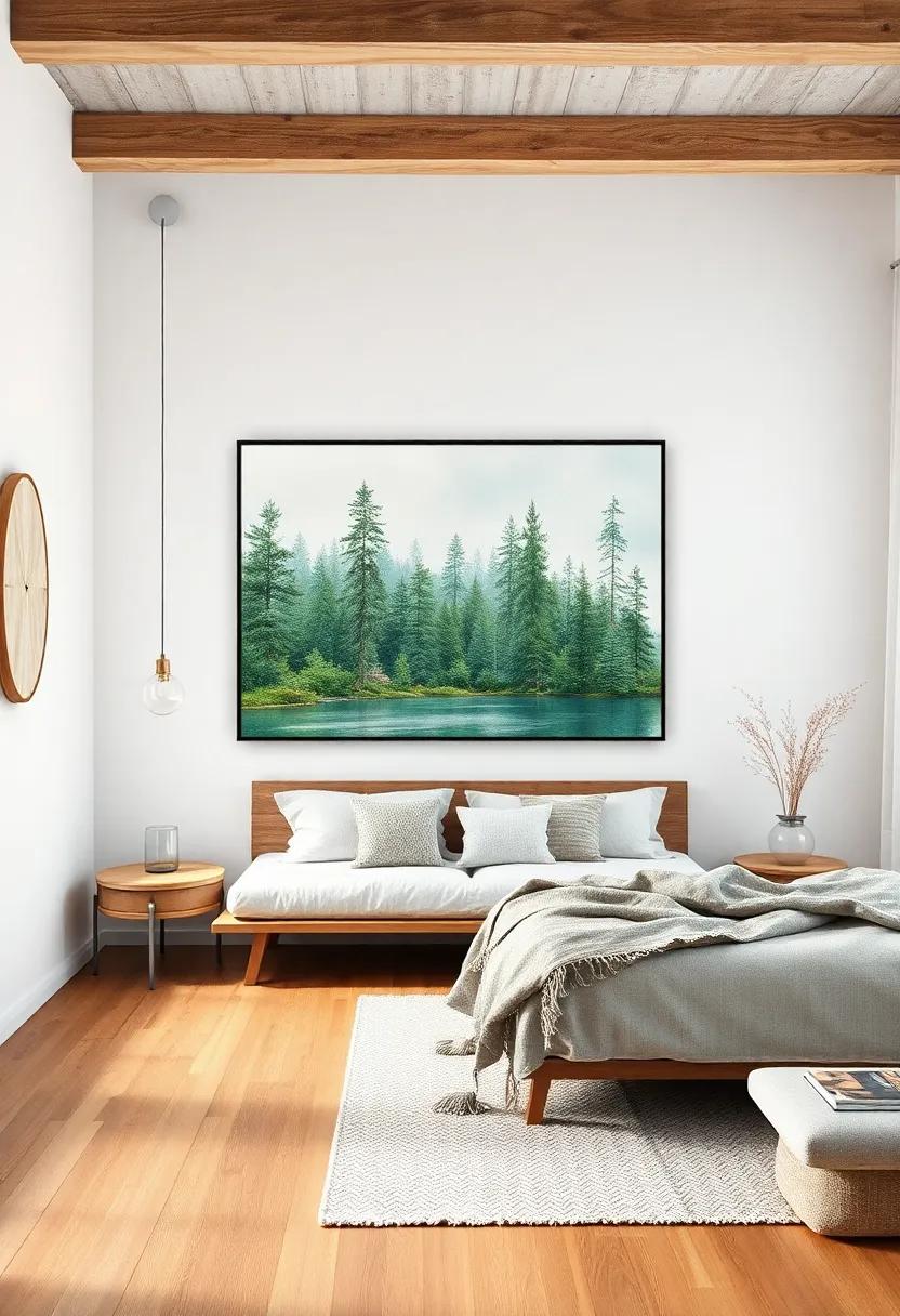 Watercolor ⁣Scandinavian Nature Scenes: Soft, ⁢dreamy watercolors depicting serene forests ⁤and lakes can create a calming atmosphere and bring the beauty of nature indoors