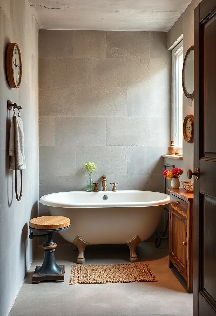 Antique Scales and Clocks:​ Use these quirky pieces as décor to create a lived-in​ feel that tells a story about the past