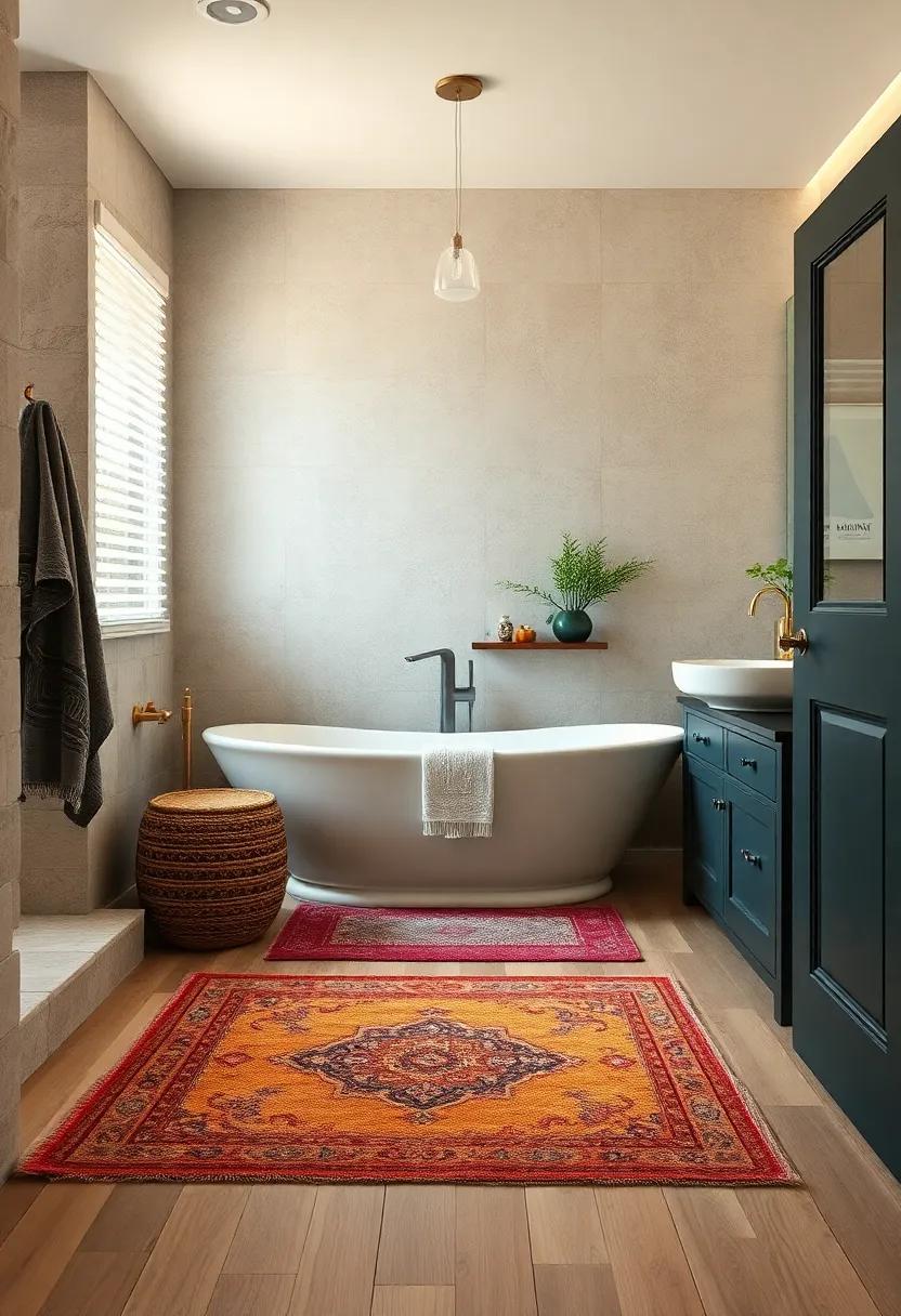 Layered Rugs: Incorporate ​layered ⁣rugs in varying textures and patterns to bring warmth and depth to your flooring