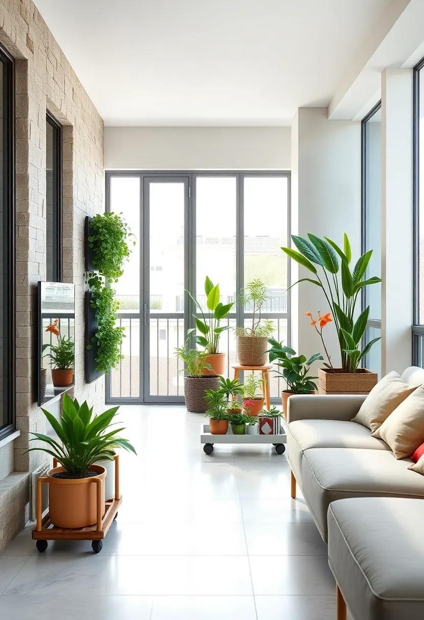 Plant Caddy: Use a rolling plant caddy ⁤for easy mobility, allowing ⁣you to rearrange your vertical garden layout⁤ or bring ‌plants in during ‍bad weather