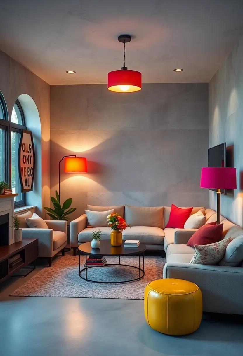 Use Colorful Lampshades: Play with⁤ vibrant lampshades to add a splash of ⁢color and character to your existing light sources