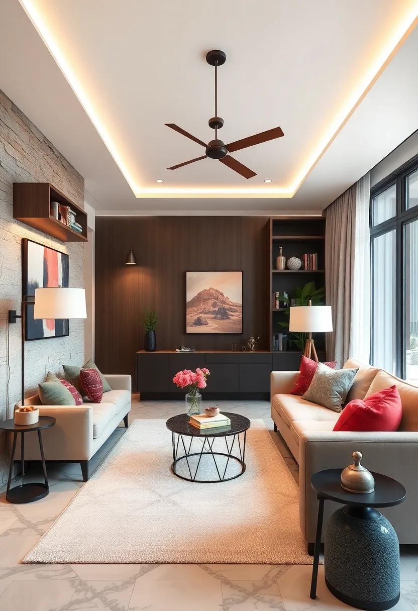 Incorporate Lamps⁤ with Shelves: Select lamps that have built-in shelves to maximize functionality while adding warmth to your decor