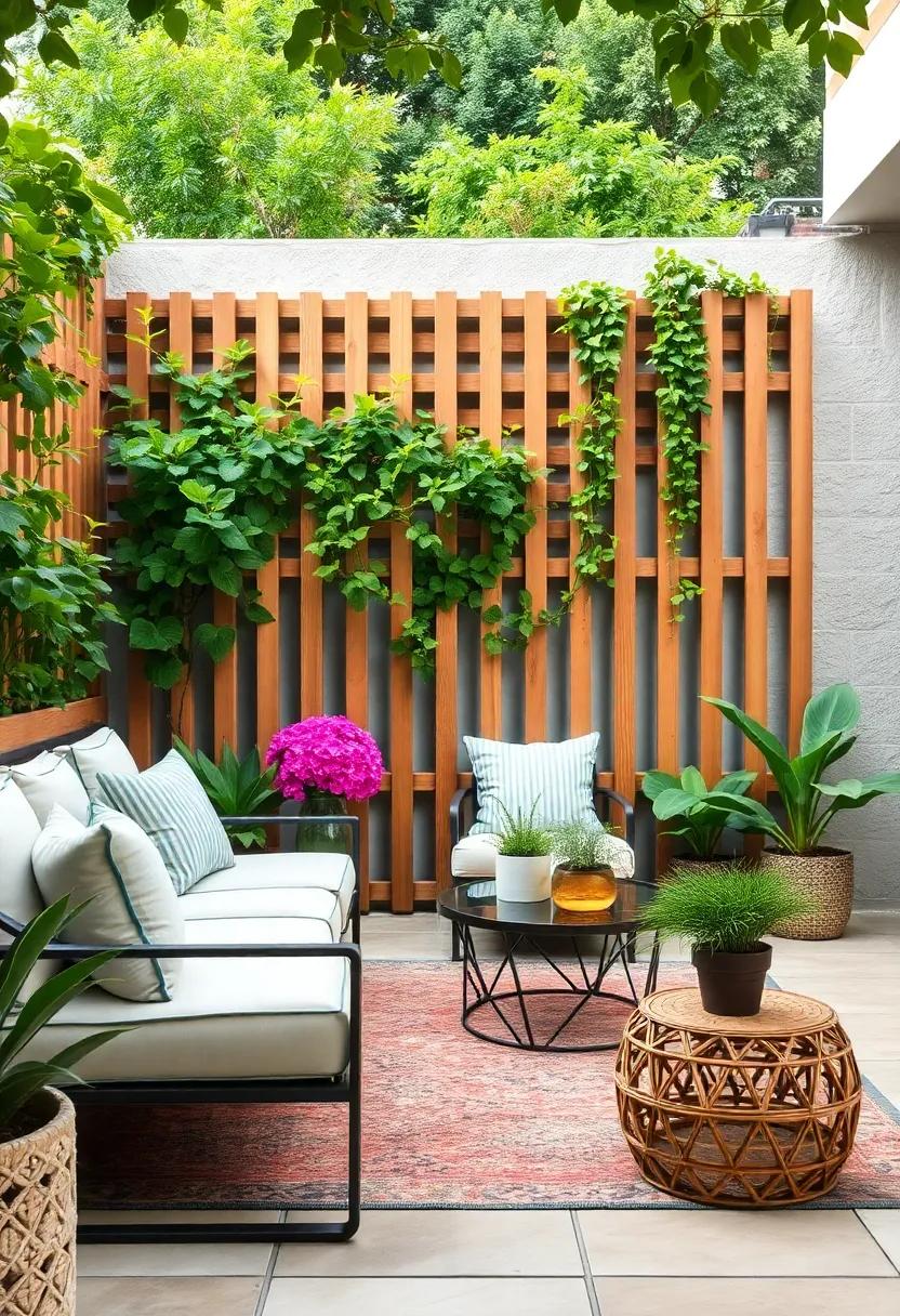 incorporate a trellis effect ​in your vertical ⁢fence,providing a structure for climbing ⁣plants to thrive while adding layers of‍ beauty