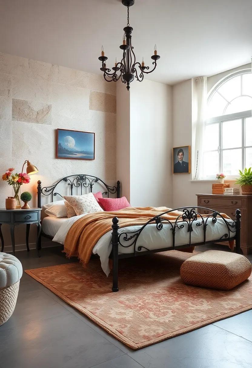Opt for a wrought-iron bedframe that echoes the⁢ intricate designs of the victorian era