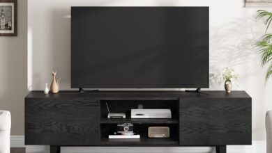 Our Take on the Industrial TV Stand: Sleek, Sturdy, Spacious Storage