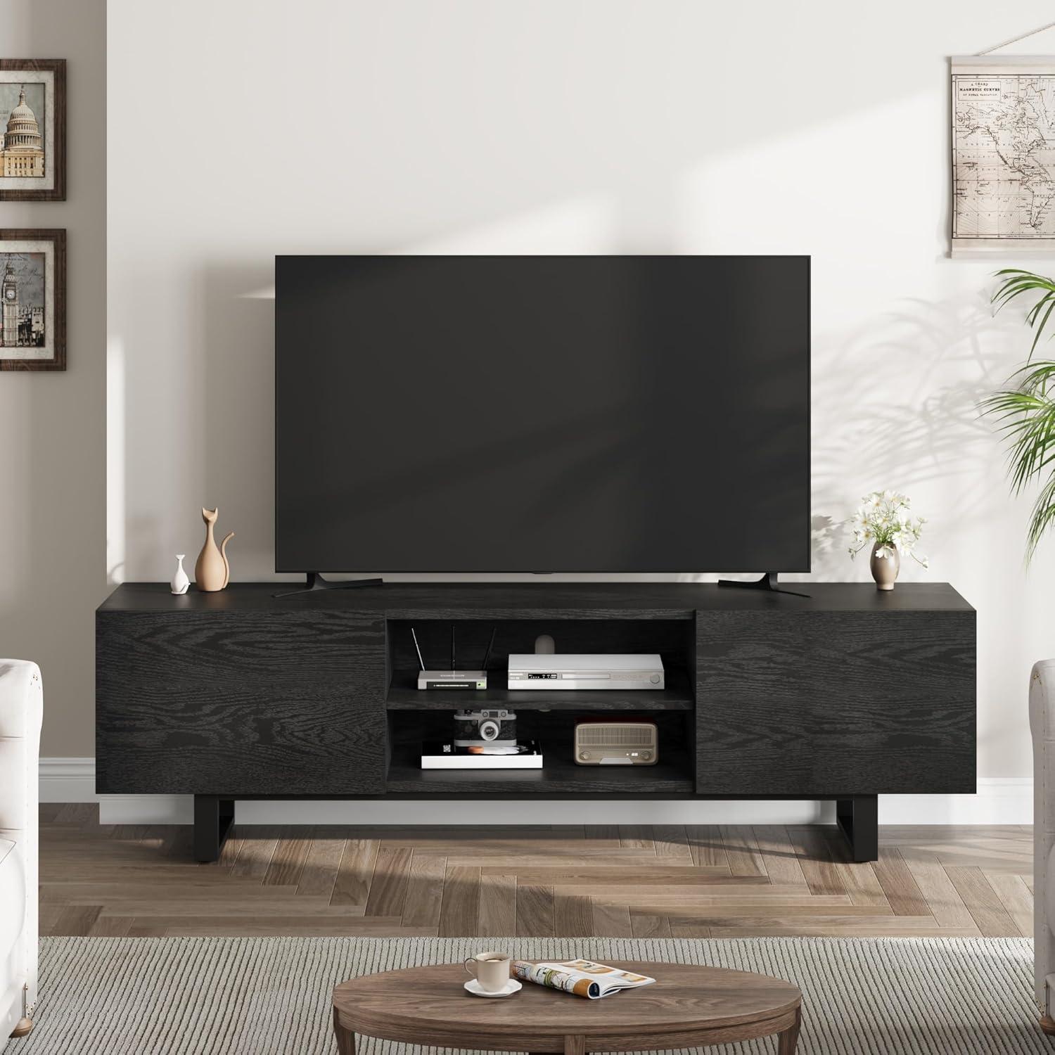 Our Take on the Industrial TV Stand: Sleek, Sturdy, Spacious Storage