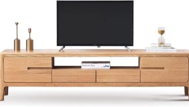 Our Take on the Natural Oak TV Stand for 70-Inch Screens