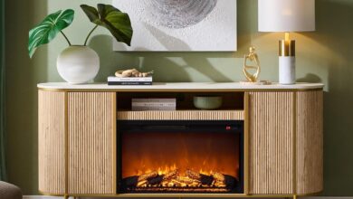 Our Take on the OKD Luxury 70″ Fluted Fireplace TV Stand
