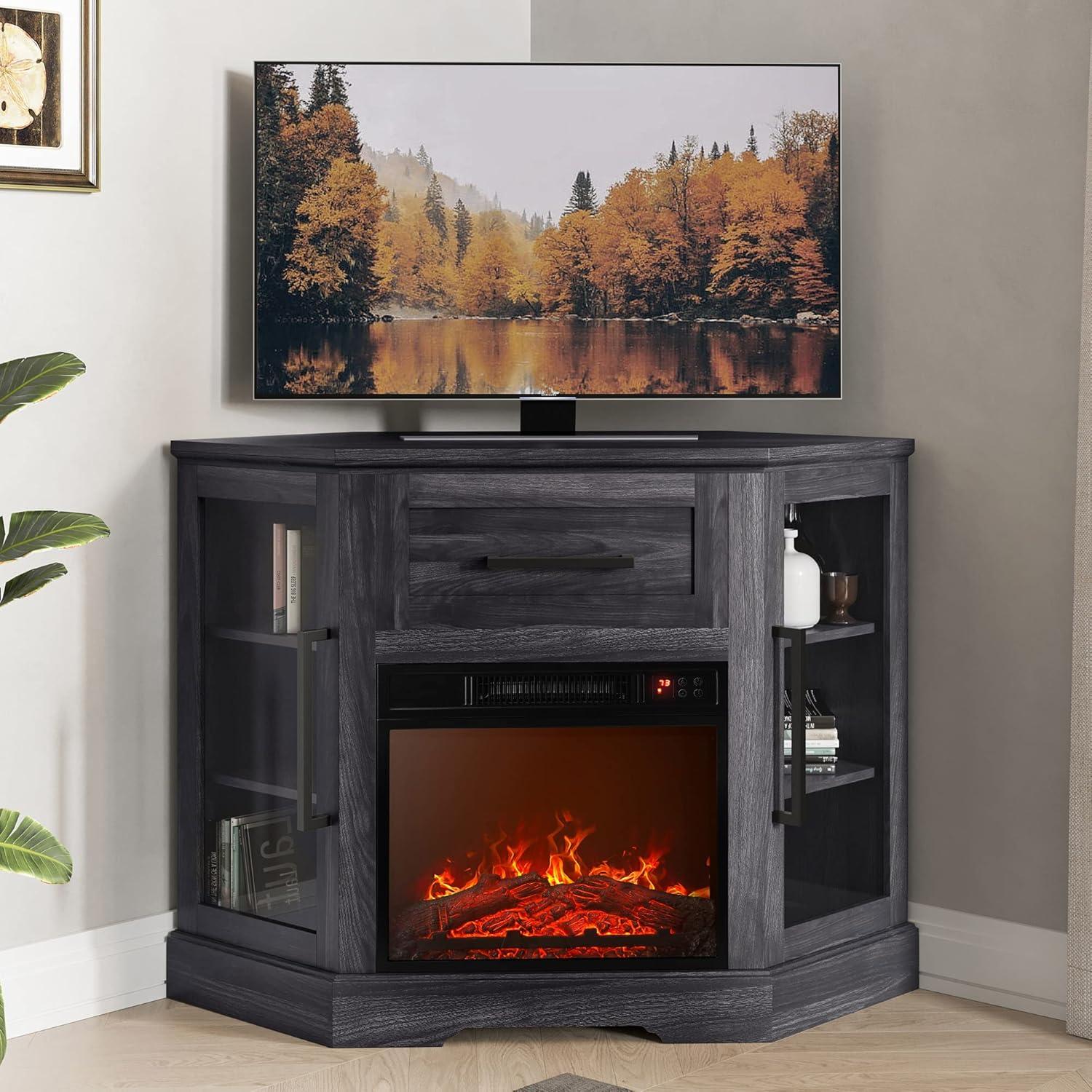 Our Take on the BELLEZE 43″ Corner TV Stand with Fireplace Heater