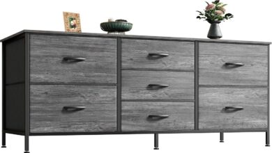 Our Take on the Huuger 7-Drawer Dresser & TV Stand: Practical & Stylish