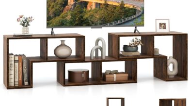 Our Take on the Giantex Free-Combination TV Stand: Versatile & Stylish