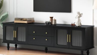 Why We Love This Modern Retro TV Stand for Our Living Room