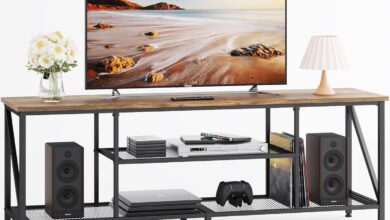 Our Honest Take: Stylish & Spacious TV Stand for Up to 70″ TVs