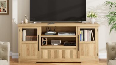Our Take on the GarveeHome 72″ Farmhouse TV Stand: Style Meets Storage