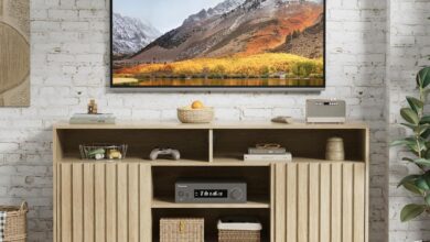 Our Take on the UEV Mid Century Modern Fluted TV Stand Cabinet