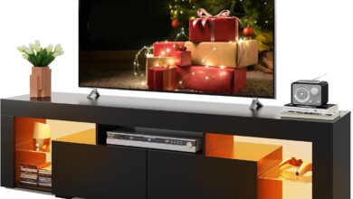 Our Honest Take on the WLIVE 63″ LED TV Stand: Style Meets Function