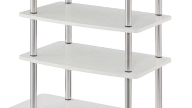 Why We Love the Convenience Concepts 4-Tier TV Stand for Our Space