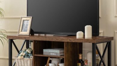 Our Honest Take on the GAZHOME Rustic Brown TV Stand