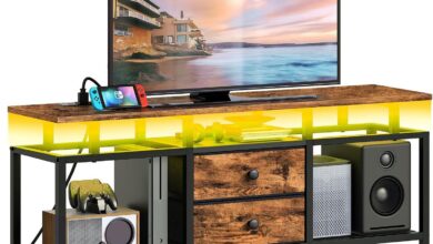 Our Honest Take on the YATINEY TV Stand: Style Meets Function