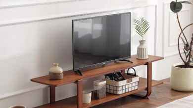 Our Take on the Welnow Bamboo TV Stand: Stylish, Sturdy, & Simple