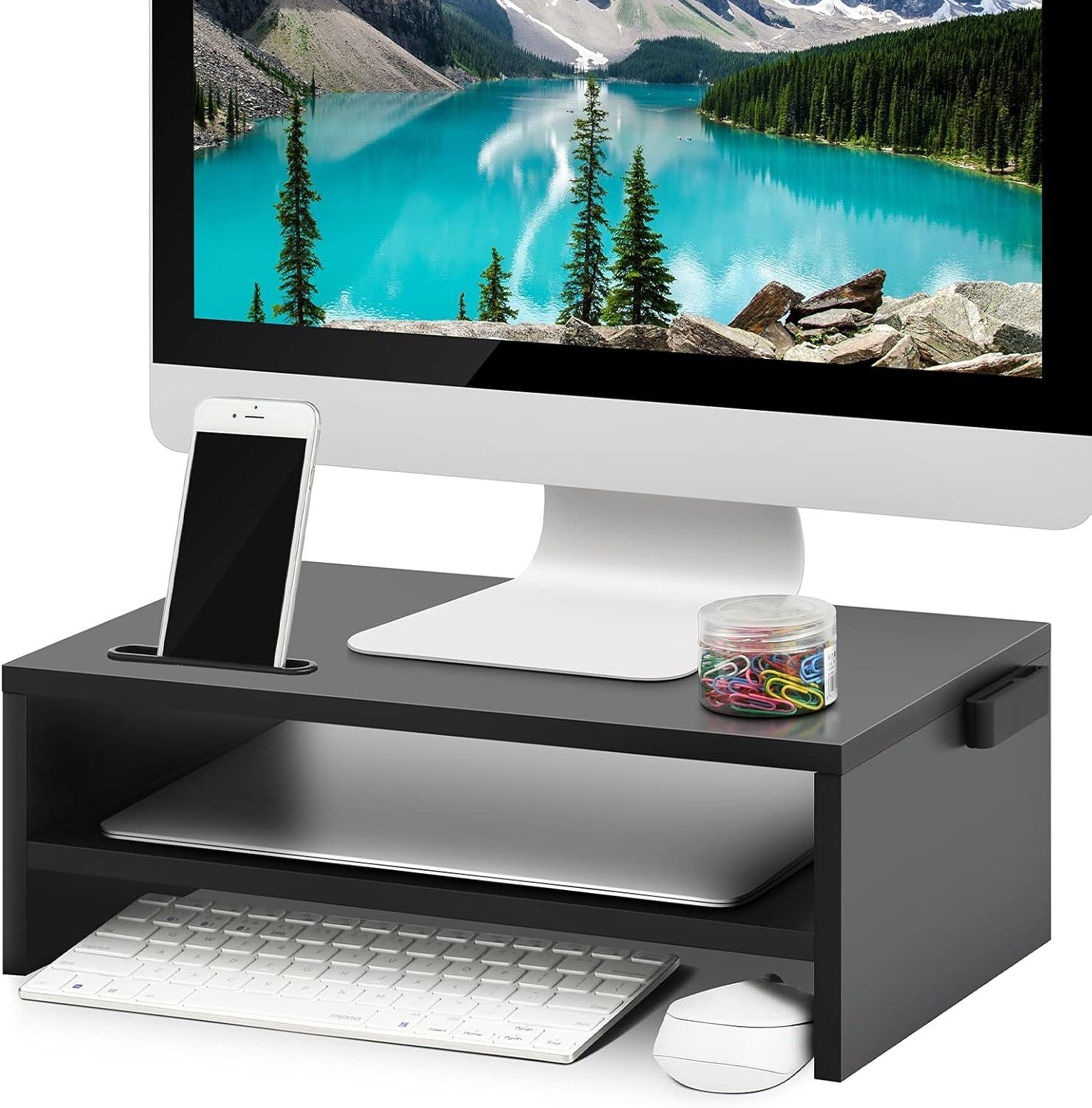 How We Boosted Our Desk Space with the Marbrasse Monitor Stand