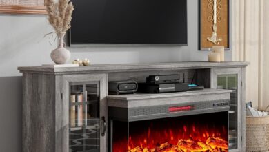 Our Honest Take on the 75″ Fireplace TV Stand with Storage