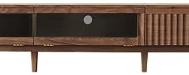 Our Take on the 210cm Rustic Walnut TV Stand with Ample Storage