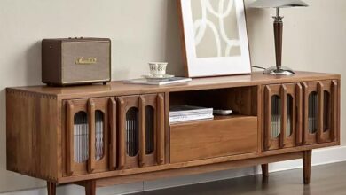 Our Take on the JIAOCKJIAO Wood TV Stand: Style Meets Storage