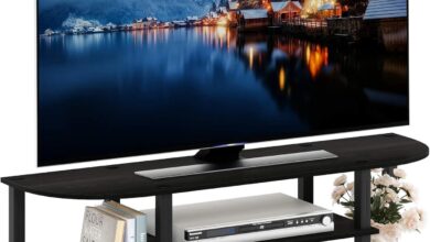 Why We Love the Furinno Turn-S-Tube Wide TV Center