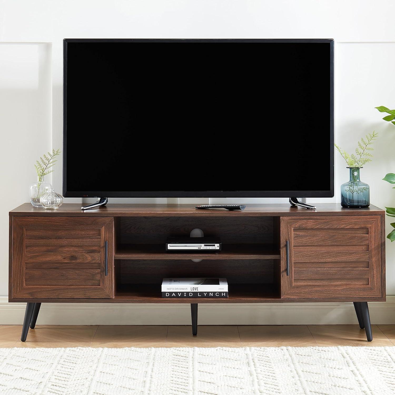Our Honest Take: Mid Century Walnut TV Stand for Modern Living