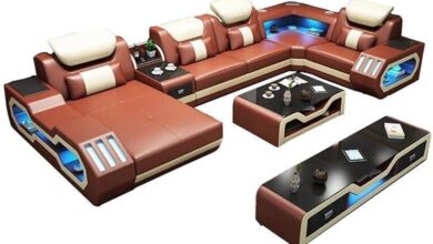 Our Take on the Luxury Italian Leather U-Shaped Sofa Set