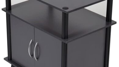 Our Take on the Home Basics 24″ Grey TV Stand: Compact & Convenient