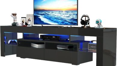 Our Review of the St.Mandyu LED TV Stand: Style Meets Practicality