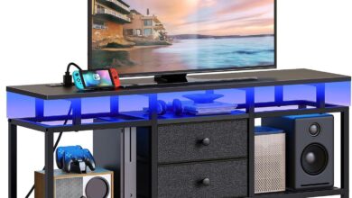 Our Honest Take on the LED TV Stand with Power Outlets and Storage
