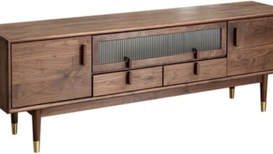 Our Take on the LUNIZ Modern TV Stand: Stylish, Sturdy, and Spacious