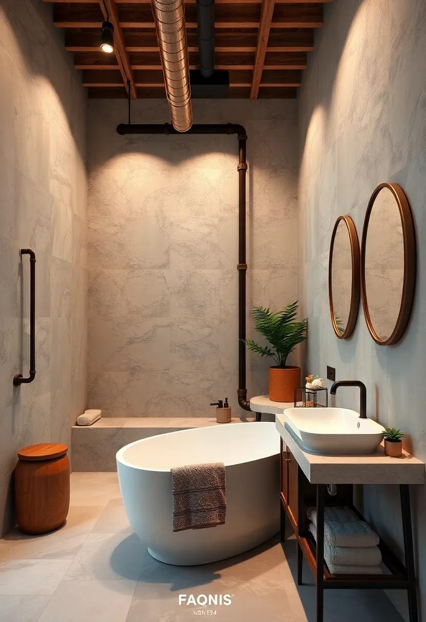 24 Unique Ways to Incorporate Exposed Pipes in an Industrial Bathroom Design