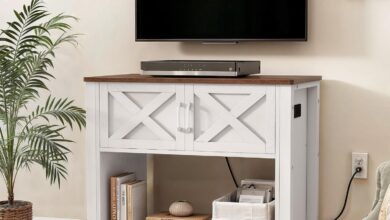 Why We Love the YITAHOME Farmhouse TV Stand: Stylish & Sturdy