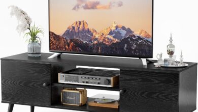 Our Honest Take on the Sweetcrispy TV Stand: Style Meets Storage