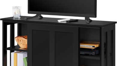 Our Honest Take on the Yaheetech TV Stand: Style Meets Storage