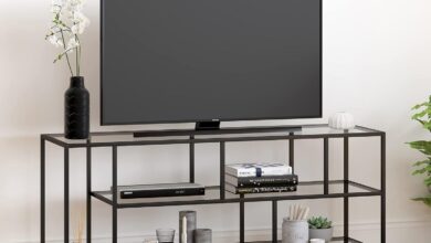Why We Love the Henn&Hart TV Stand for Our Living Room