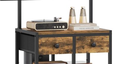 How We Found the Perfect Rolling Corner TV Stand for Small Spaces