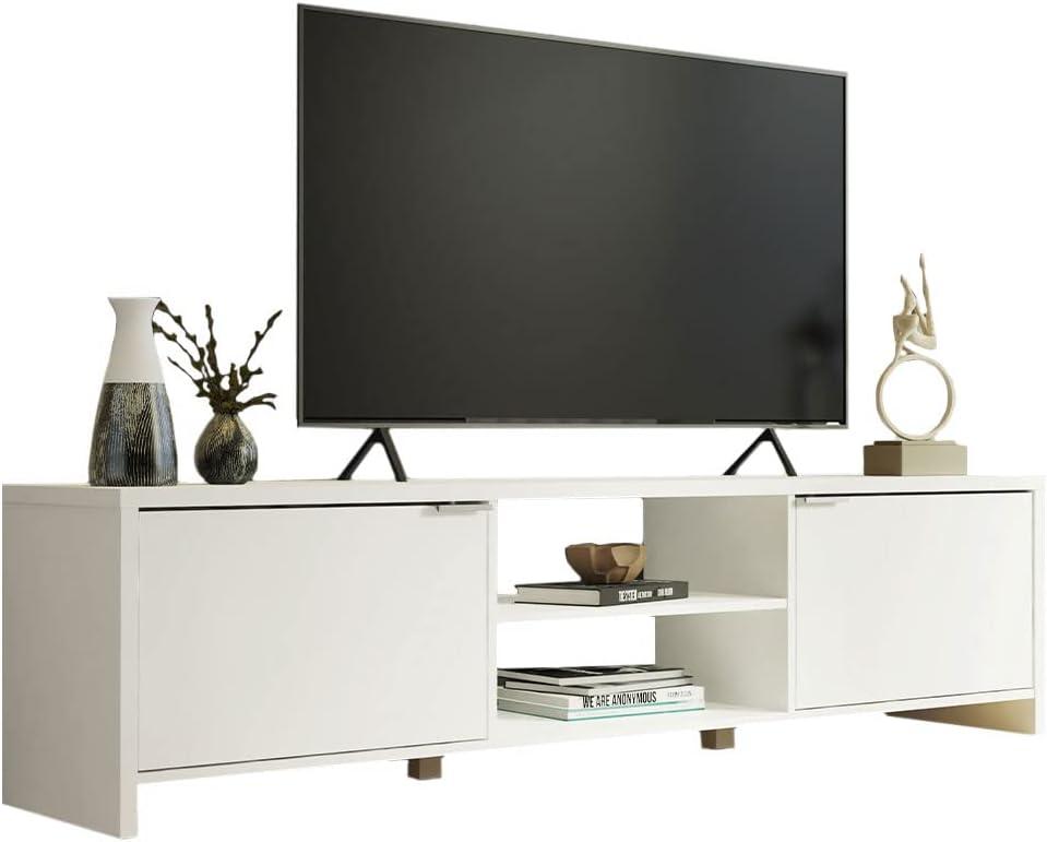 Our Honest Take on the Madesa White Media Console for Big TVs