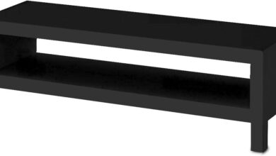 Our Honest Take on the Sleek Black TV Stand for 45″ TVs