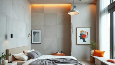 25 Inspiring Ideas for a Modern Bedroom Featuring Clean Geometric Shapes