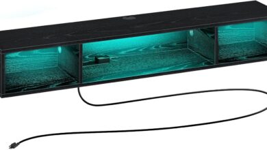 How We Upgraded Our Space with the Rolanstar Floating TV Stand