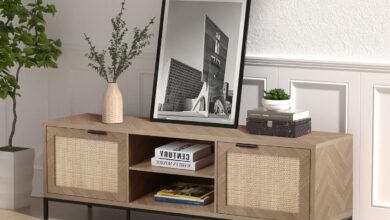 Our Take on the Anmytek Rattan TV Stand: Stylish & Sturdy Storage