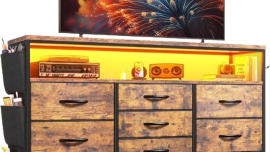 Our Honest Take on the EnHomee Dresser TV Stand’s Pros & Cons