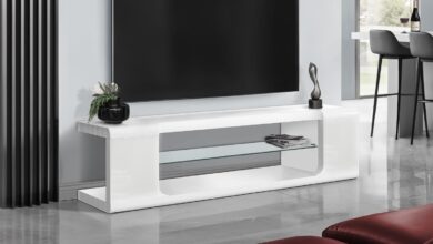 How We Found the Perfect Modern TV Stand for Our Space
