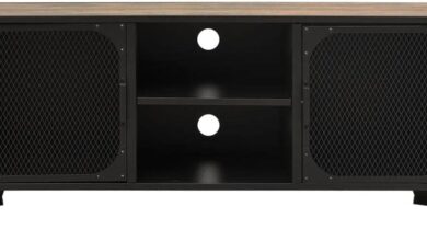 Our Take on the MADALIAN Rustic Brown TV Cabinet: Stylish & Sturdy