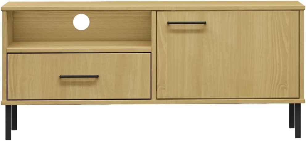 How We Upgraded Our Living Room with Youuihom's Pine TV Stand